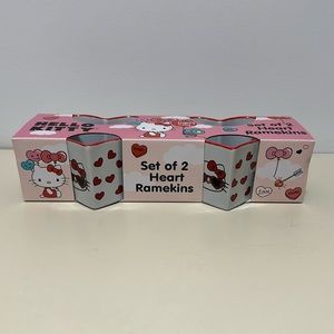 Hello kitty Valentine’s Day glass ramekins set of 2